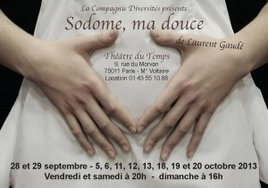 Flyer recto "Sodome, ma douce" 